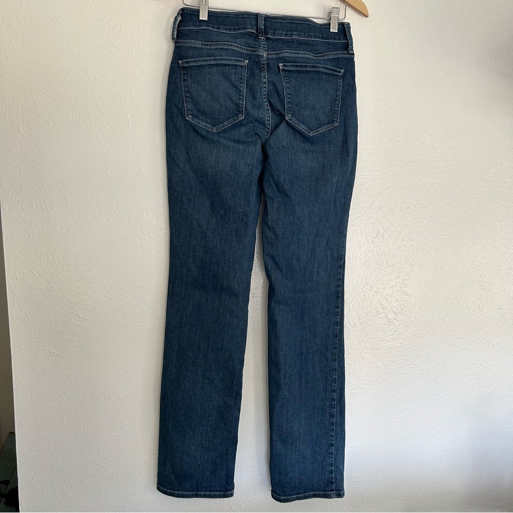NYDJ Marilyn Straight Medium Wash Jean High-rise Minimalist Western Retro 6 - Picture 4 of 7